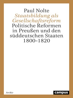 cover image of Staatsbildung als Gesellschaftsreform